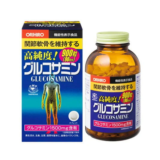 ORIHIRO High Purity Glucosamine Tablets 900 Tablets Bottle