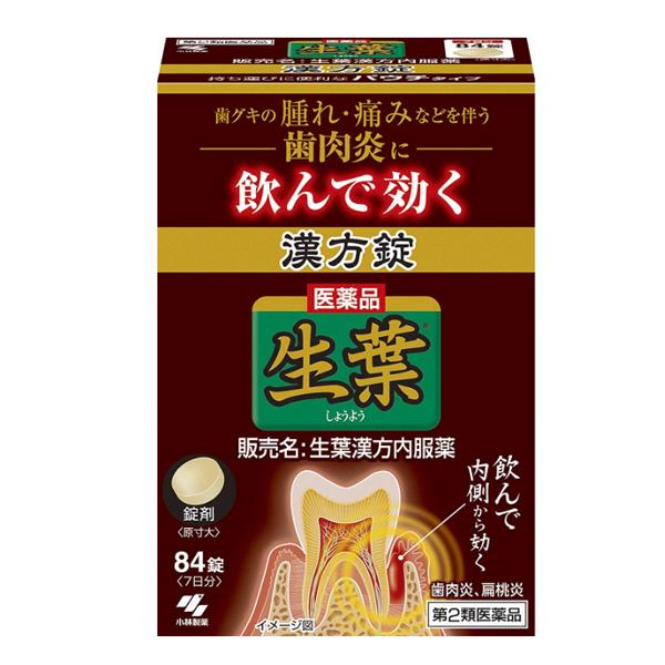 小林製藥 生葉牙周護理 漢方錠 84粒盒