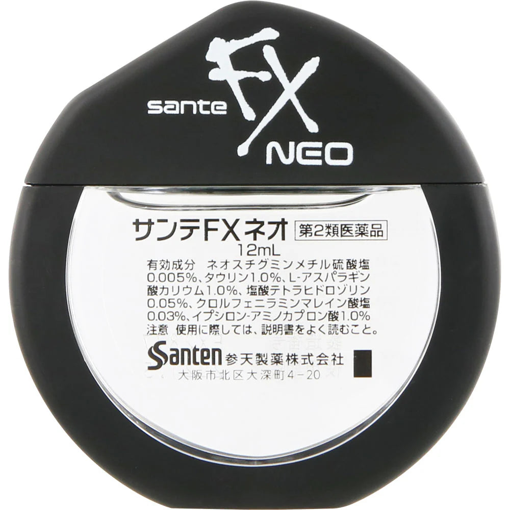 參天製藥 FX NEO 銀色眼藥水 12ml/瓶 清涼感