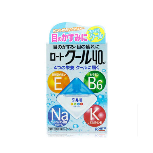 ロート製薬 クール40α 冷感目薬 12mlボトル 冷感5本