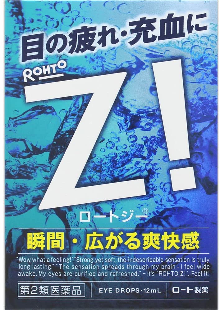 ROHTO樂敦 Z！b 清涼眼藥水 12ml瓶 清涼感8