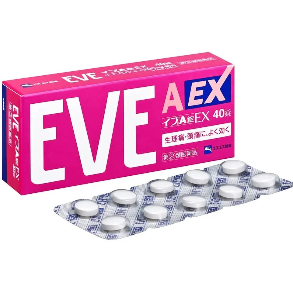 EVE A Tablets EX Pain Relief 40 Tablets Box