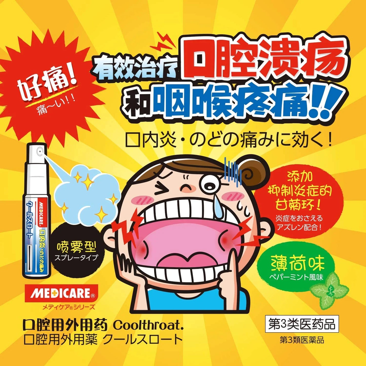 森下仁丹 medicare 口內炎噴劑 6mL