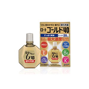 ROHTO樂敦 GOLD 40 中老年眼藥水 20mL 清涼感4