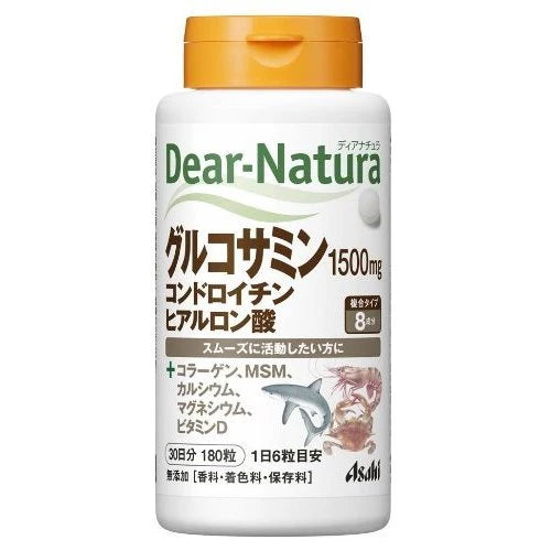 DEAR NATURE Glucosamine, Chondroitin, Hyaluronic Acid 180 tablets 30 days