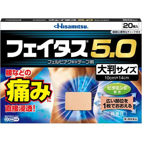 Hisamitsu Pharmaceutical FEITAS 5.0 sore patch 10 x 14 cm 20 pieces